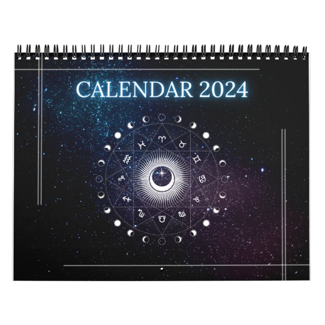 Zodiac Calander 2024 Astrologia do Calendário (Capa)