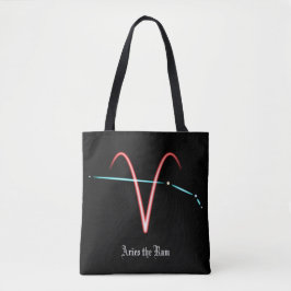 Zodiac Constelação Aries Tote Bag