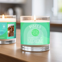 Zodiac de aniversário personalizado de peixes - De