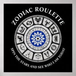 Zodiac Engraçado Sinais Poster