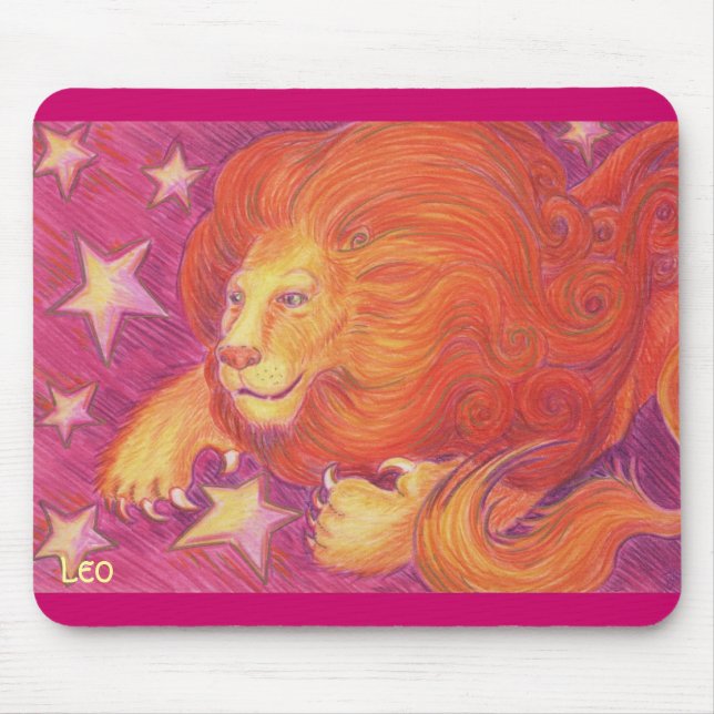 Zodiac Leo mousepad (Frente)