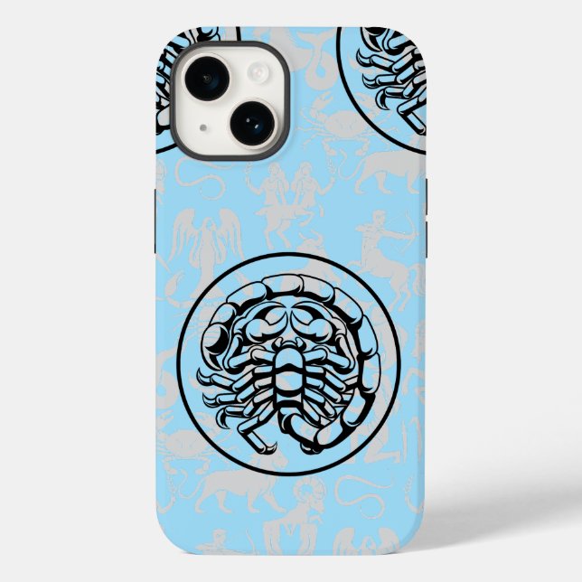 Zodiac Pattern Z02 - Scorpio.w L Blue BG (Verso)