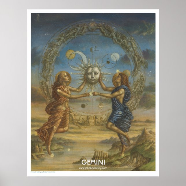 Zodiac Poster - Gemini (Frente)