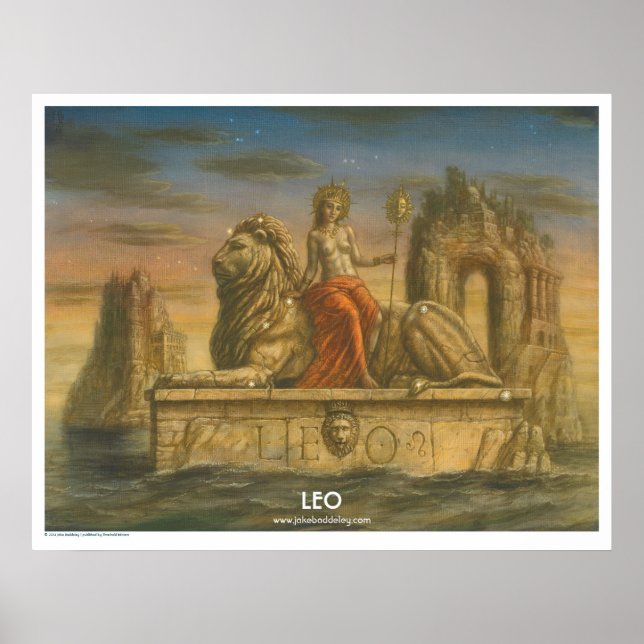 Zodiac Poster - Leo (Frente)