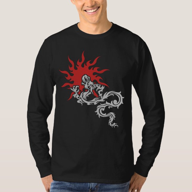 Zodíaco chinês - t-shirt da obscuridade do sinal (Frente)