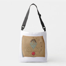 Zodíaco - Gêmeos - Bolsa Tote transversal