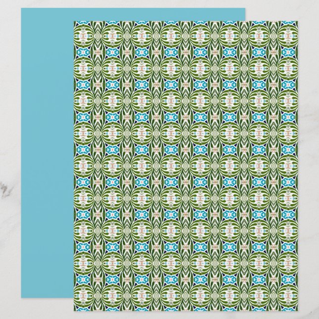 Zoe Scrapbook Paper III (Frente/Verso)