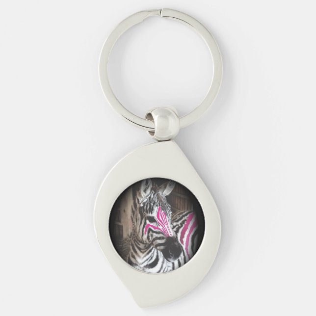 Zola o chaveiro do metal da zebra (Frente)