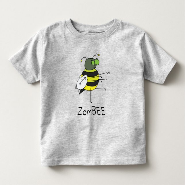 ZomBEE Zombie Bee Toddler's T-shirt (Frente)