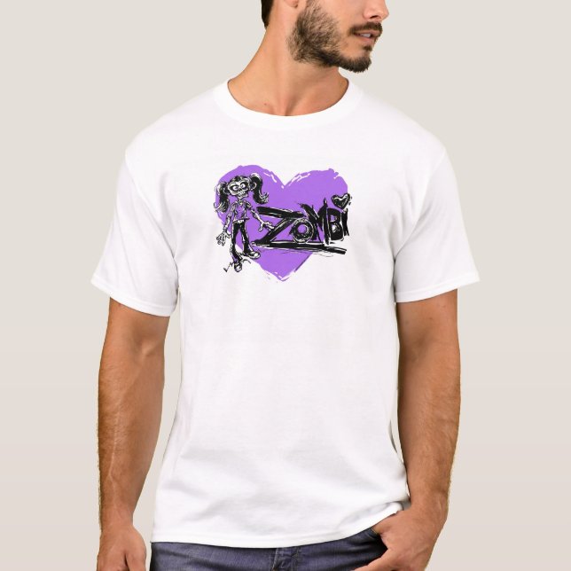 Zombi - camisa feminino recomendada (Frente)
