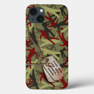 Zombi Camo com dog tags