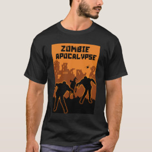 Zombie Apocalypse Kids Camisa