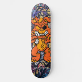 Zombie do Ursinho Personalizado do Skateboard