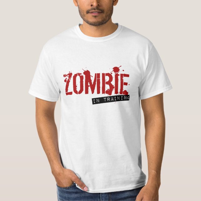ZOMBIE EM TREINAMENTO - camiseta (Frente)