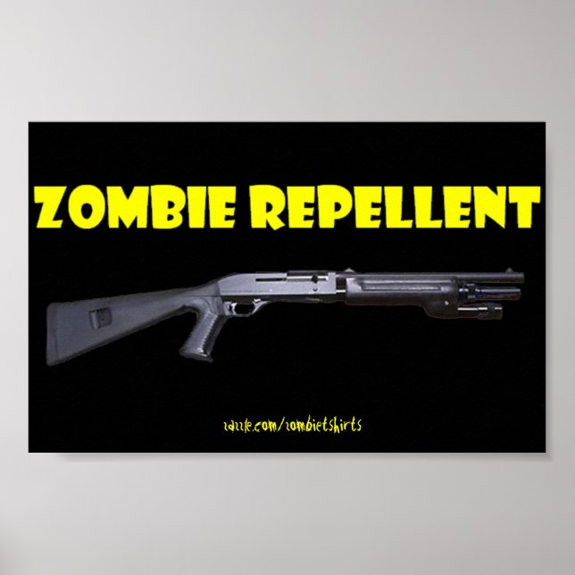 ZOMBIE REPELLENT POSTER (Frente)