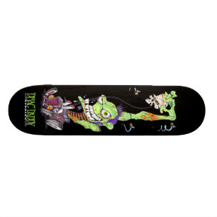Zombie skate em preto