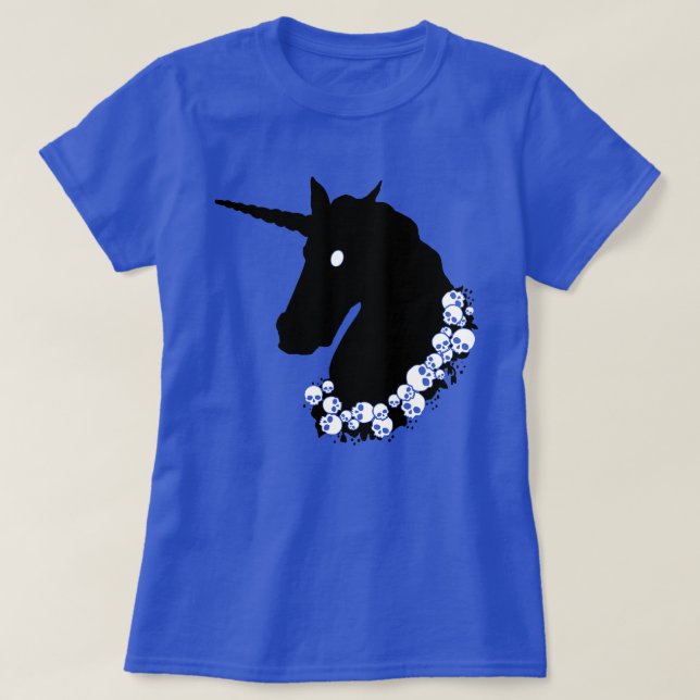 Zombie Unicorn T-Shirt (Frente do Design)