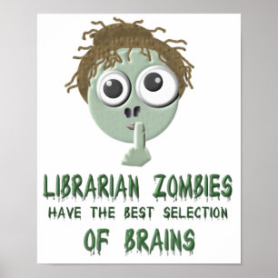Zombies Bibliotecários - Poster