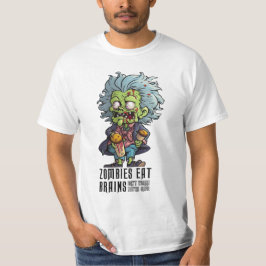 Zombies Comem T-shirt Do Cérebro