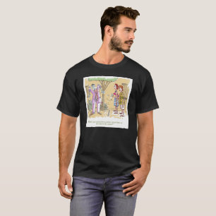 Zombies se vestem homens melhores camiseta preta