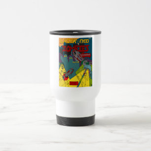 Zombis Laser-Eyed com caneca de viagem das serras