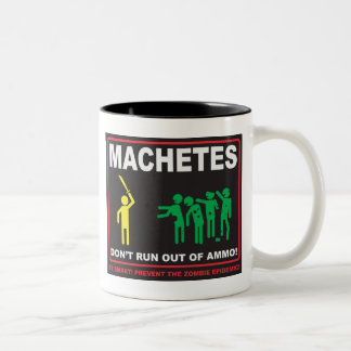 Zombis: Os machetes não funcionam fora da caneca