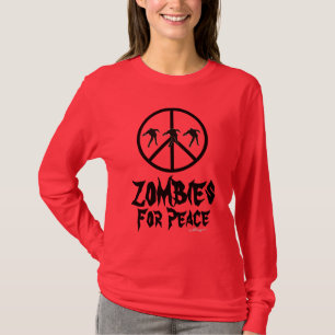 Zombis para o t-shirt da paz