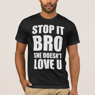 Zona de amigos citação engraçada de T-Shirt escuro