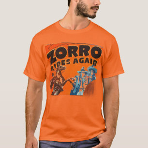 Zorro volta a andar camiseta masculina - estilo le