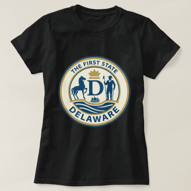 ZOYNK T-Shirt Graphics Delaware 0045225 (Frente do Design)