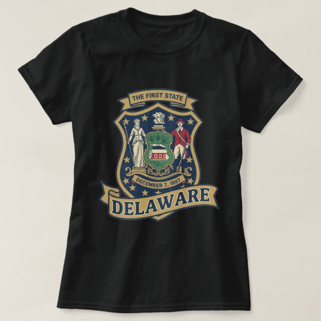 ZOYNK T-Shirt Graphics Delaware 0045229 (Frente do Design)