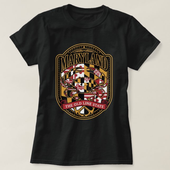 ZOYNK T-Shirt Graphics Maryland 0045232 (Frente do Design)