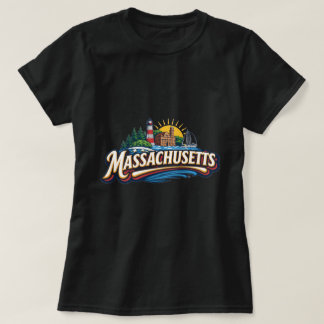ZOYNK T-Shirt Graphics Massachusetts 0045168