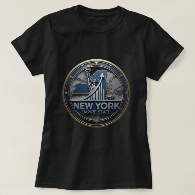 ZOYNK T-Shirt Graphics New York State 0045187 (Frente do Design)