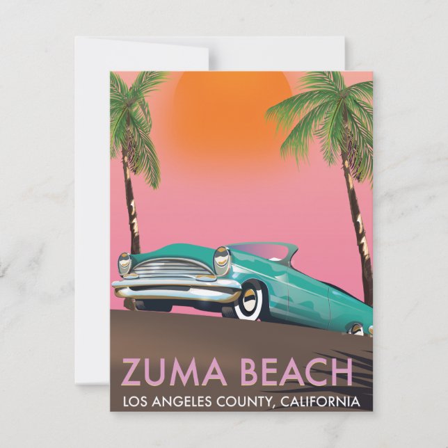 Zuma Beach Los Angeles County California (Frente)