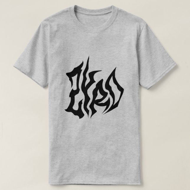 Zyro Dark Gothic Style T-Shirt (Frente do Design)